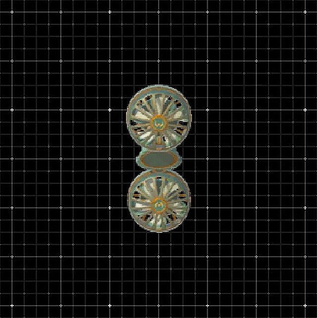 Perfect aligned hover bike