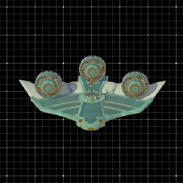 Wing plane with 3 fans